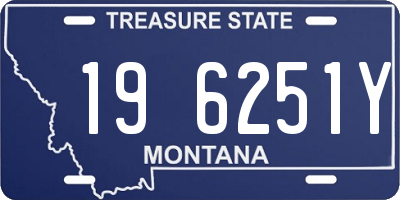 MT license plate 196251Y