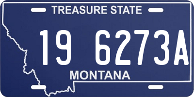 MT license plate 196273A