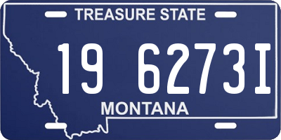 MT license plate 196273I