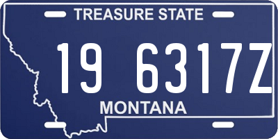 MT license plate 196317Z