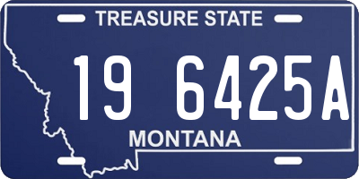 MT license plate 196425A