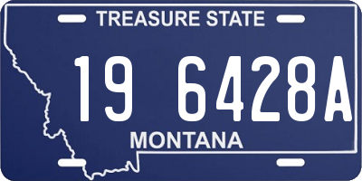 MT license plate 196428A