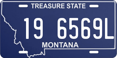 MT license plate 196569L