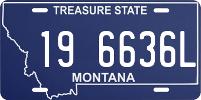 MT license plate 196636L