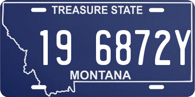 MT license plate 196872Y