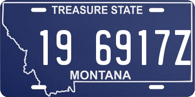 MT license plate 196917Z