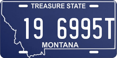 MT license plate 196995T