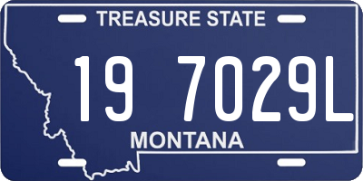 MT license plate 197029L