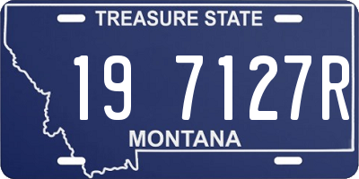 MT license plate 197127R