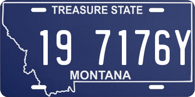 MT license plate 197176Y