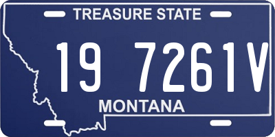 MT license plate 197261V