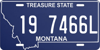 MT license plate 197466L