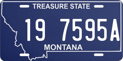 MT license plate 197595A