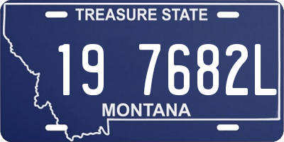 MT license plate 197682L