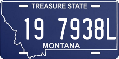 MT license plate 197938L
