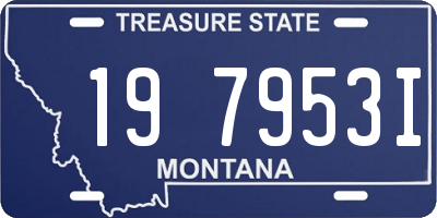 MT license plate 197953I