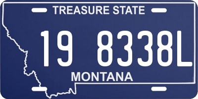 MT license plate 198338L