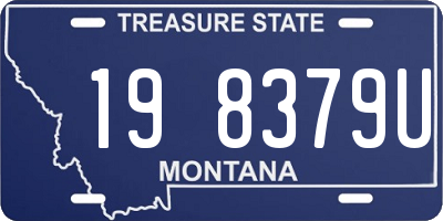 MT license plate 198379U