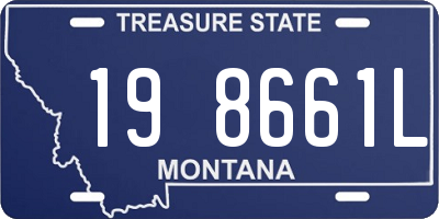 MT license plate 198661L
