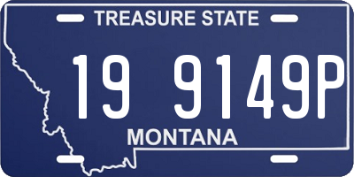 MT license plate 199149P