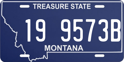 MT license plate 199573B