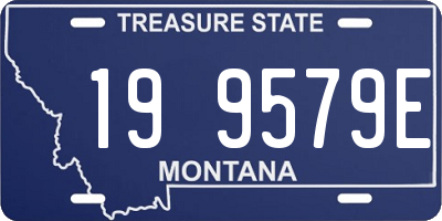 MT license plate 199579E