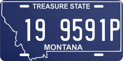 MT license plate 199591P