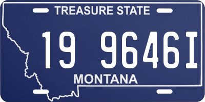 MT license plate 199646I