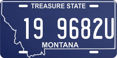 MT license plate 199682U