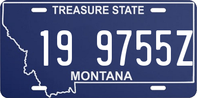 MT license plate 199755Z