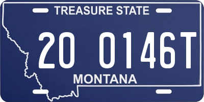MT license plate 200146T