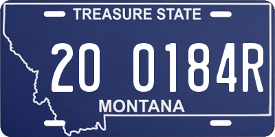 MT license plate 200184R