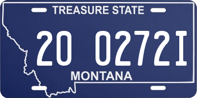 MT license plate 200272I