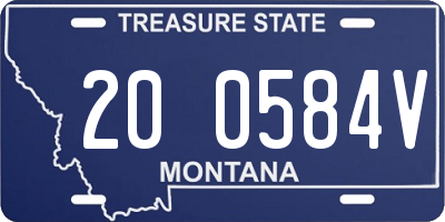 MT license plate 200584V