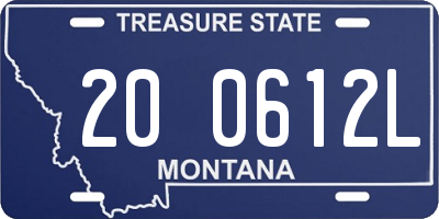 MT license plate 200612L