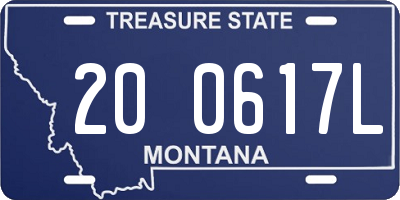 MT license plate 200617L