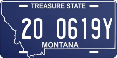 MT license plate 200619Y