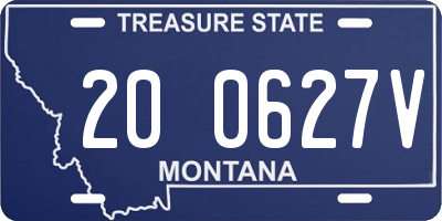 MT license plate 200627V