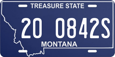 MT license plate 200842S