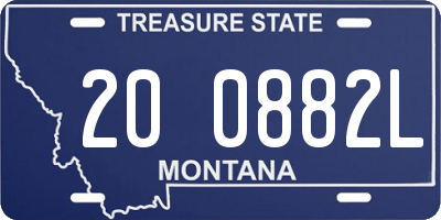 MT license plate 200882L