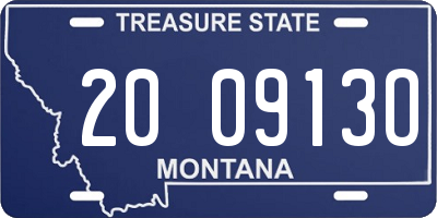 MT license plate 200913O