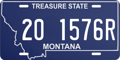 MT license plate 201576R
