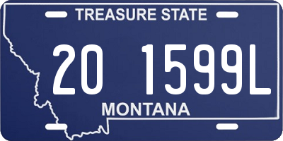 MT license plate 201599L