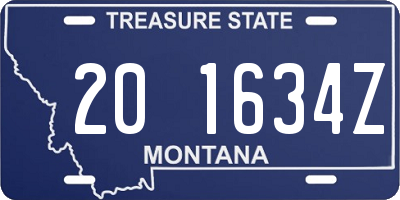 MT license plate 201634Z