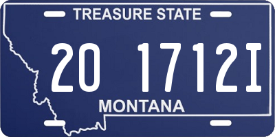 MT license plate 201712I