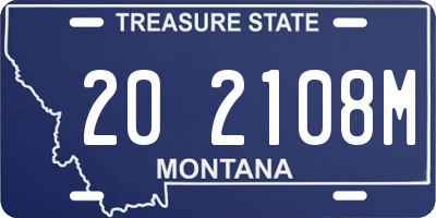 MT license plate 202108M