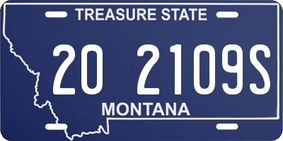 MT license plate 202109S