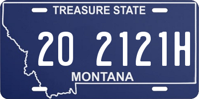 MT license plate 202121H