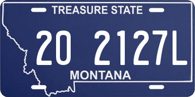 MT license plate 202127L