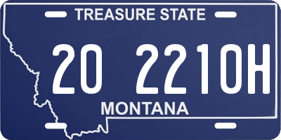 MT license plate 202210H